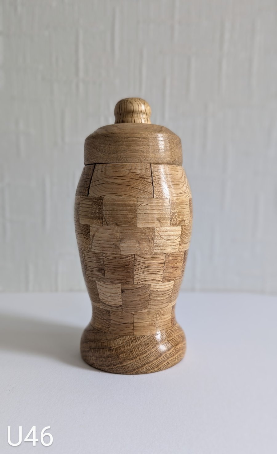 Reclaimed Oak Urn 