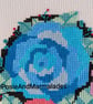 Floral Heart Cross stitch Instant digital Download PDF Pattern chart - Image 3