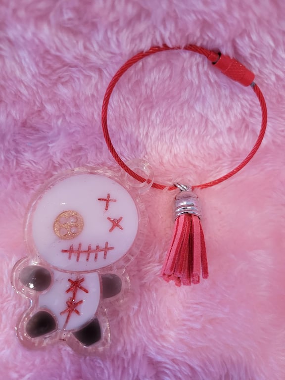Voodoo Resin Keychain or Backpack Charm