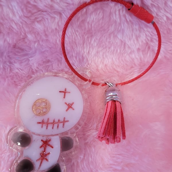 Voodoo Resin Keychain or Backpack Charm