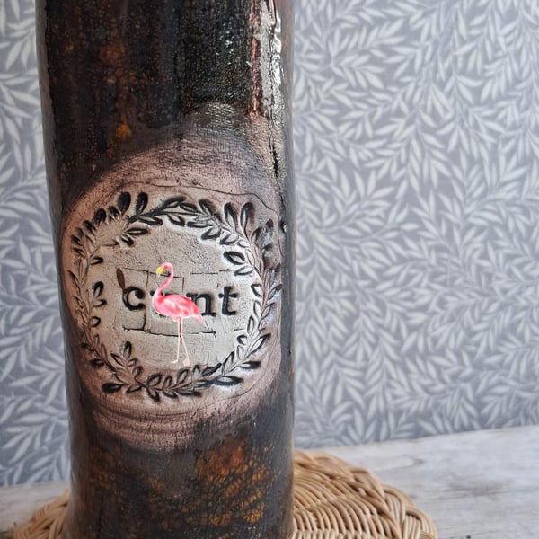 c8nt vase in dark brown second