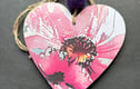Decoupage hearts and  tags 