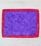 Purple and Red patchwork Mug Rug - Image 5