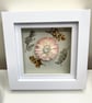 Real Pressed and Dried Strawflower, Framed Art, Mother’s Day, birthday gift