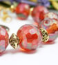 Sparkly Faceted Glass Memory Wire Beaded Bracelet - Image 3