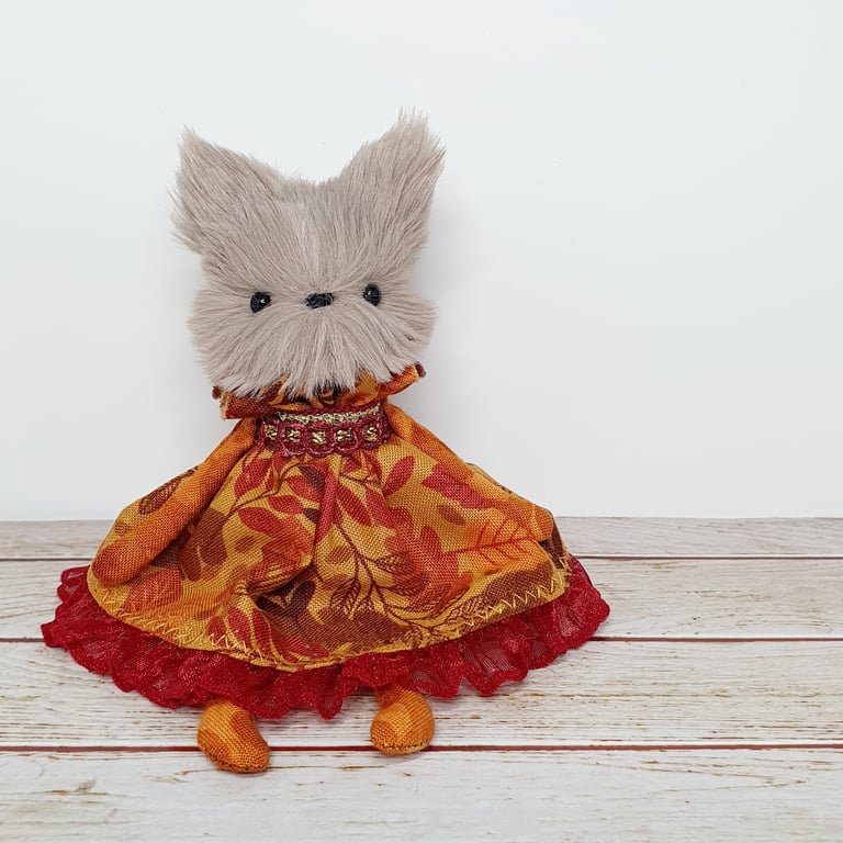 Winter Wolf Art Doll Amber