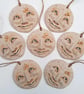 Man in the Moon - stoneware hanging decoration - Image 2