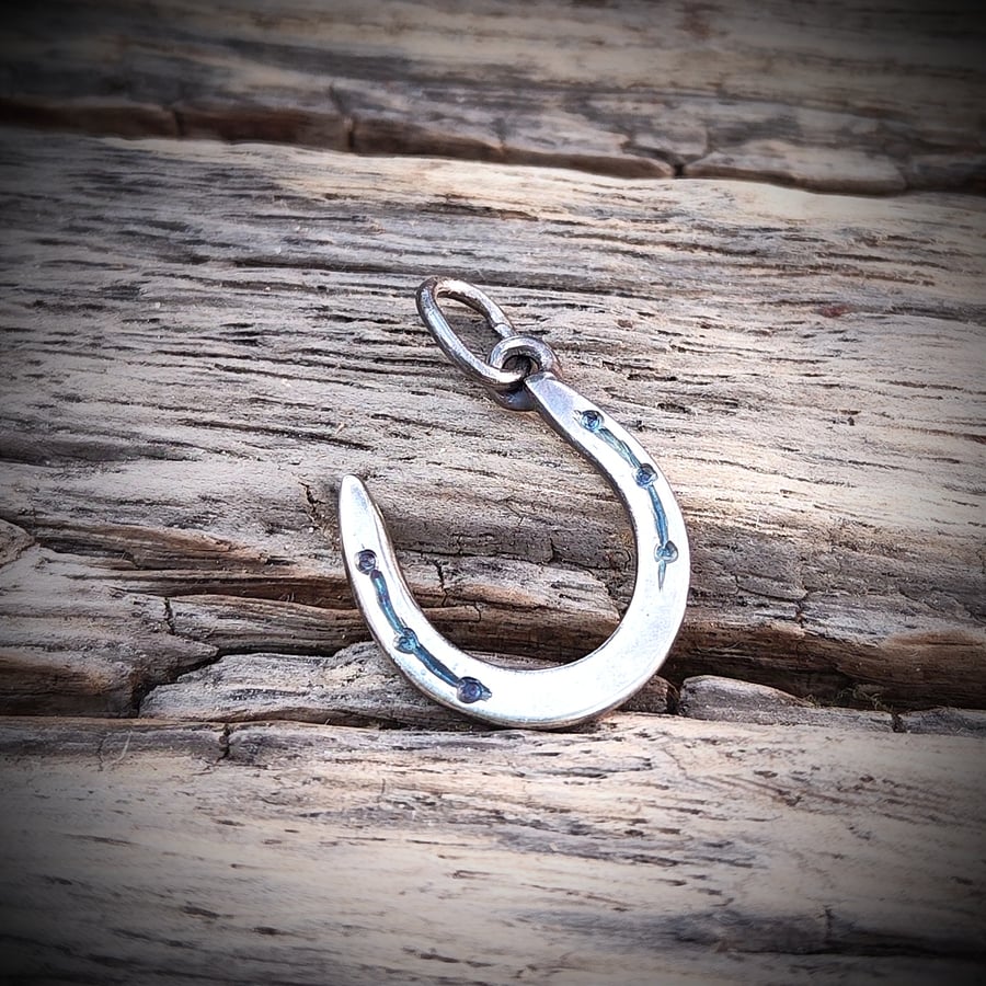 Sterling Silver Horseshoe Pendant