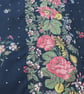 OVER THE BODY  SHOULDER BAG IN BLUE WITH FLOWERS - Image 2