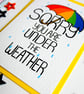 Sorry You Are Under The Weather Get Wll Soon Card, Empathy Card - Image 8