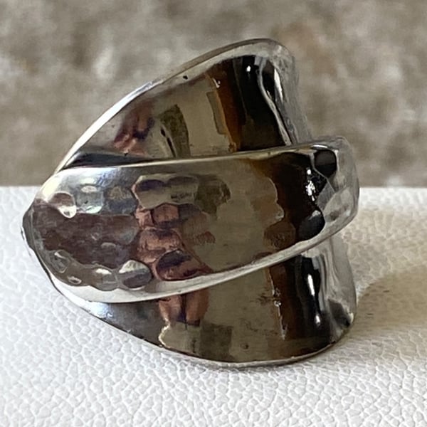 Handmade Saddle Spoon Ring