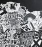 London Boroughs Linocut - Image 3