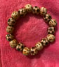 Wooden beaded bracelet 