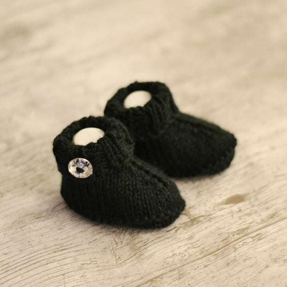 Newborn Girls Boys Knitted Boots Baby Booties