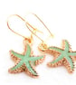 Summer Days 02 Enamel Starfish Earrings - Image 1