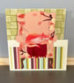Greetings Card - Ginger Cat on Armchair