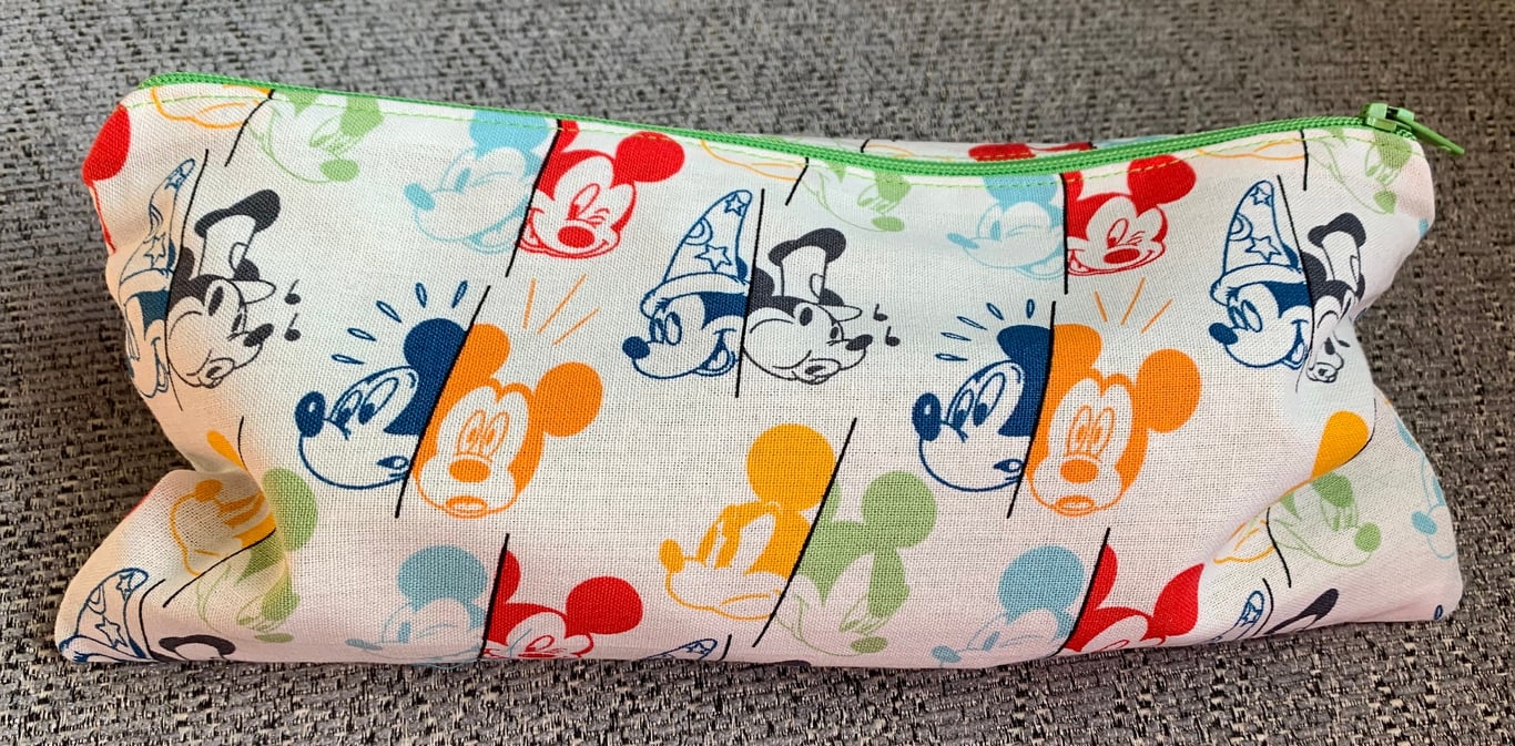 Disney Mickey Mouse Pencil or Make Up Brush Case