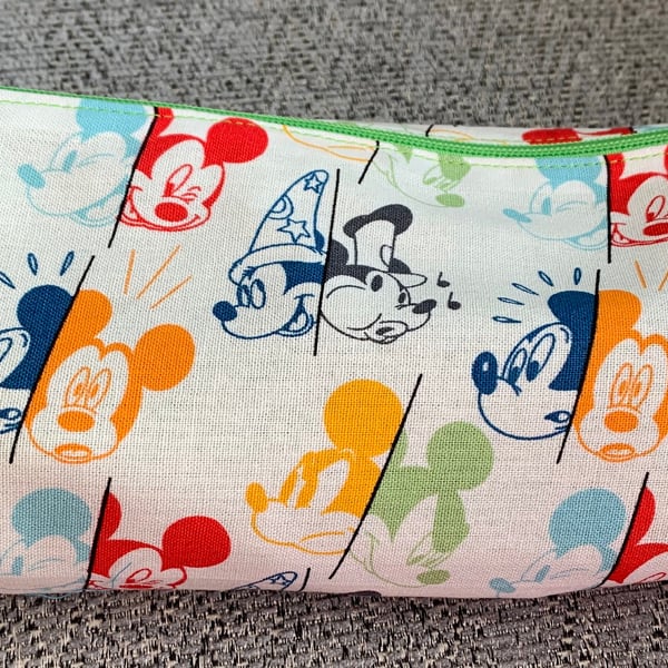 Disney Mickey Mouse Pencil or Make Up Brush Case
