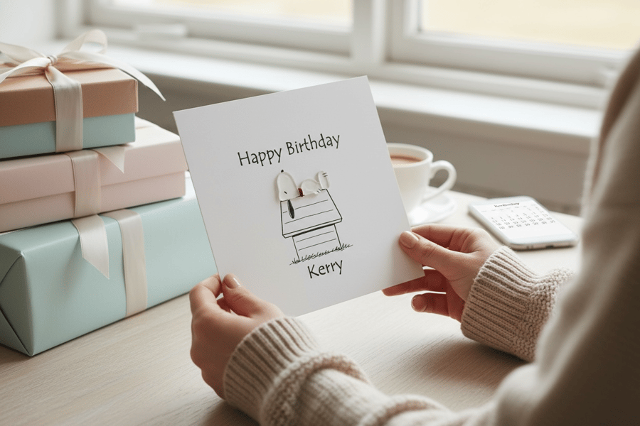 Snoopy - Happy Birthday card