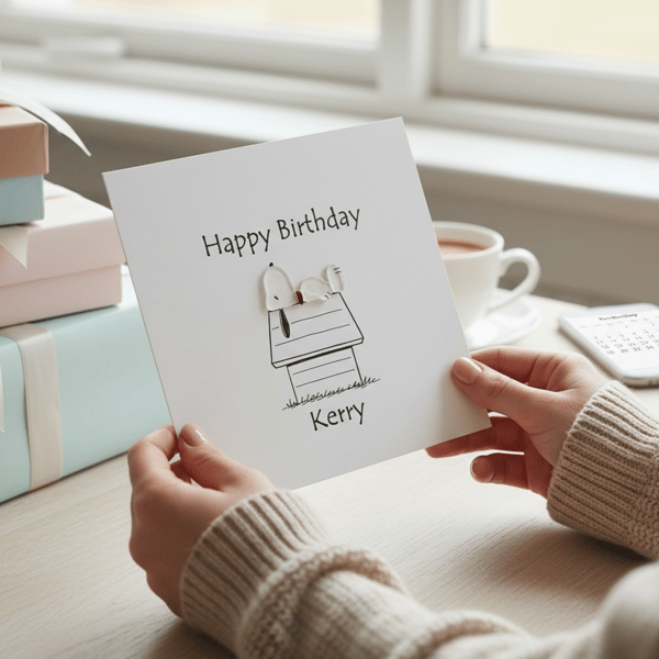 Snoopy - Happy Birthday card