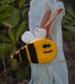 Busy Bee Hanger in Fused Glass - 6151 - Image 2