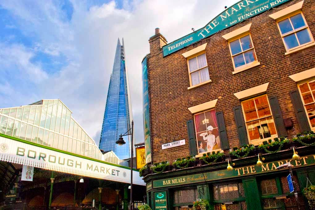 Borough Market The Shard London Photograph Print