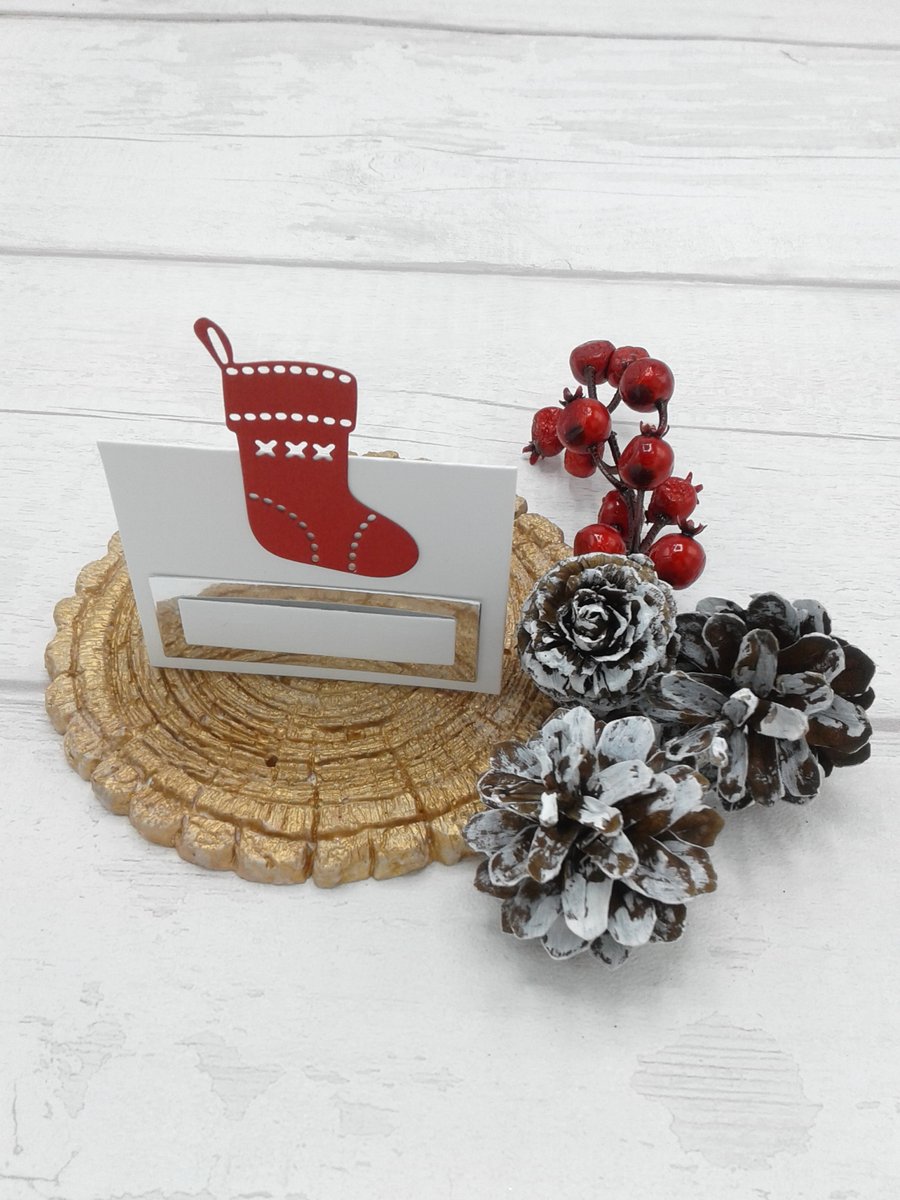 Christmas place settings. Set of 10 luxury Christmas place cards.