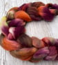 Cormo Hand Dyed Spinning Fibre Autumn 100g - Image 3