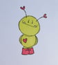 Alien Card - Blank - Image 2