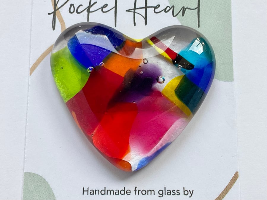Handmade fused glass art