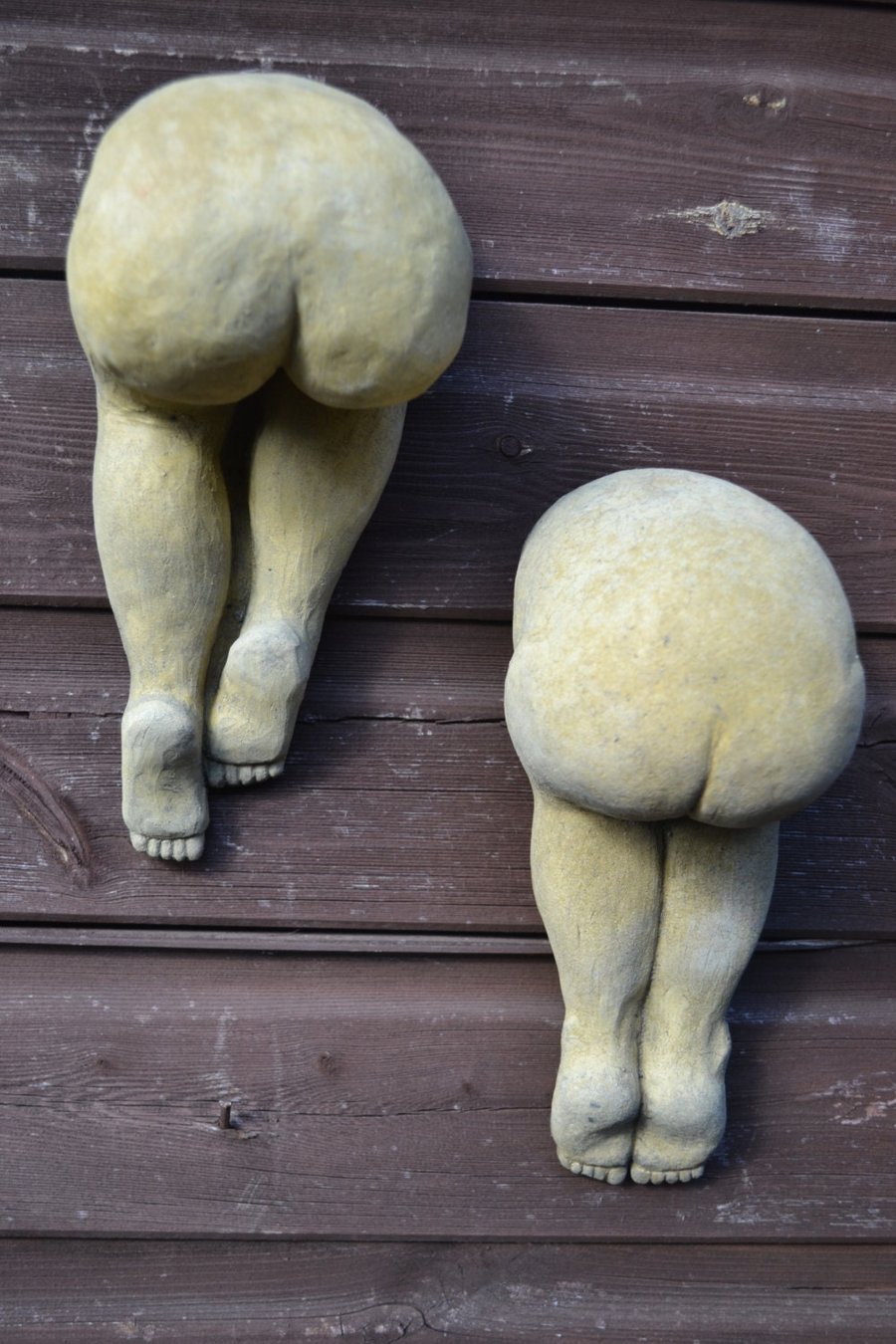 Large Cheeky Bottoms - Set of 2 Plaques