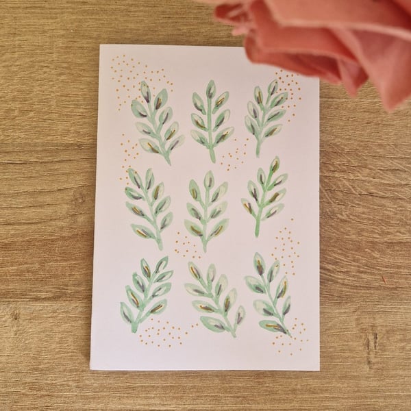 Leaf Greeting Card
