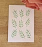 Leaf Greeting Card