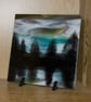 "Sunset" -  A Fused Glass Picture - 9238
