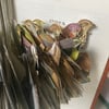 Observer Bird Book sculpture
