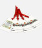 Set of 4 Plantable Christmas Gift Tags, Seed Paper, Robin & Holly Tags - Image 7