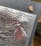 Moon-Gazing Hare in Pewter on Slate - Image 5