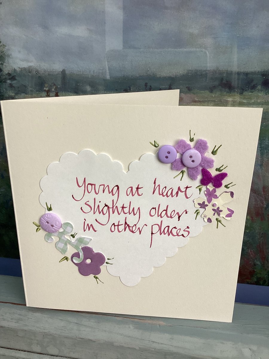 Handmade birthday card.Friend card.Birthday card.Friendship card.