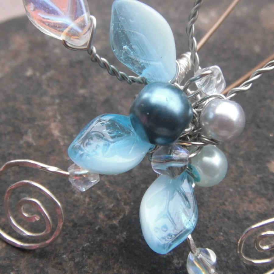 Water Faerie Hair Pin
