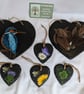 Daisy and Butterfly Hanging Slate Painting, Small - Image 5