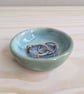 Summer Seconds Small ring dish blue and green