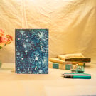 innerwords ... Cyanotype Print Journal, Heavy Watercolour Paper, Marbled(137)