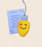 Friendship Christmas Tree Decoration - Light Bulb Ornament