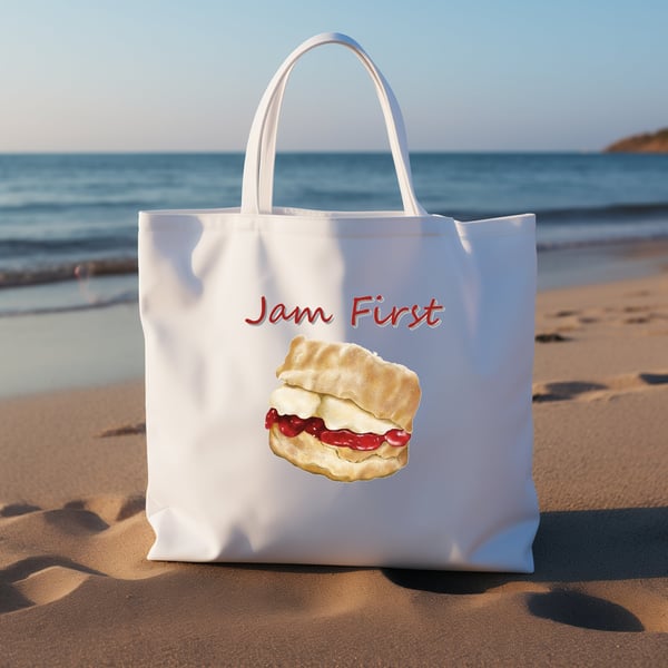Jam First Tote Cotton Shopping Bag
