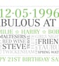 Personalised 21st Birthday Word Art - BD211 - Image 6