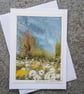 Dandy Clocks. Blank Card. Original Art. 260202 - Image 3