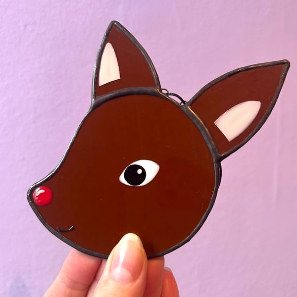 Stained Glass Deer