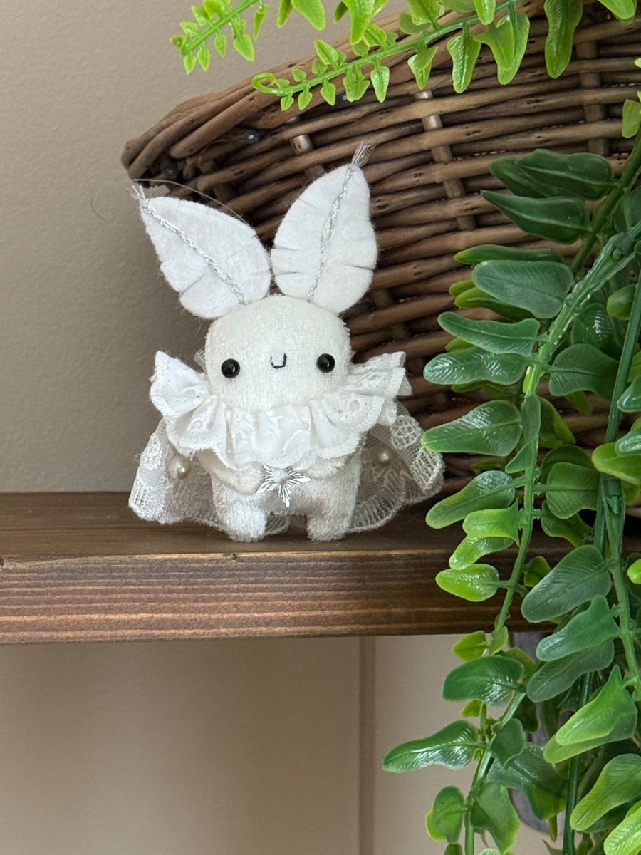 Christmas Wishes White Moth