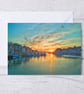 A5 Blank Greeting Card of Weymouth Dorset with envelope