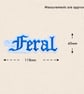 Feral Bookmark - Embroidered Book Lover Accessory - Image 5